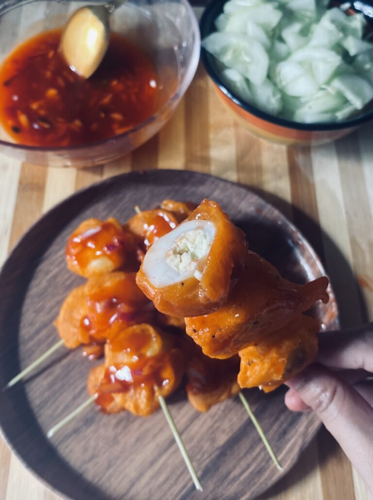 Kwek Kwek on sticks.