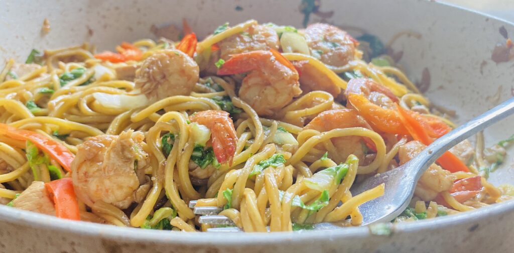 Stir-fried seafood Noodles 5